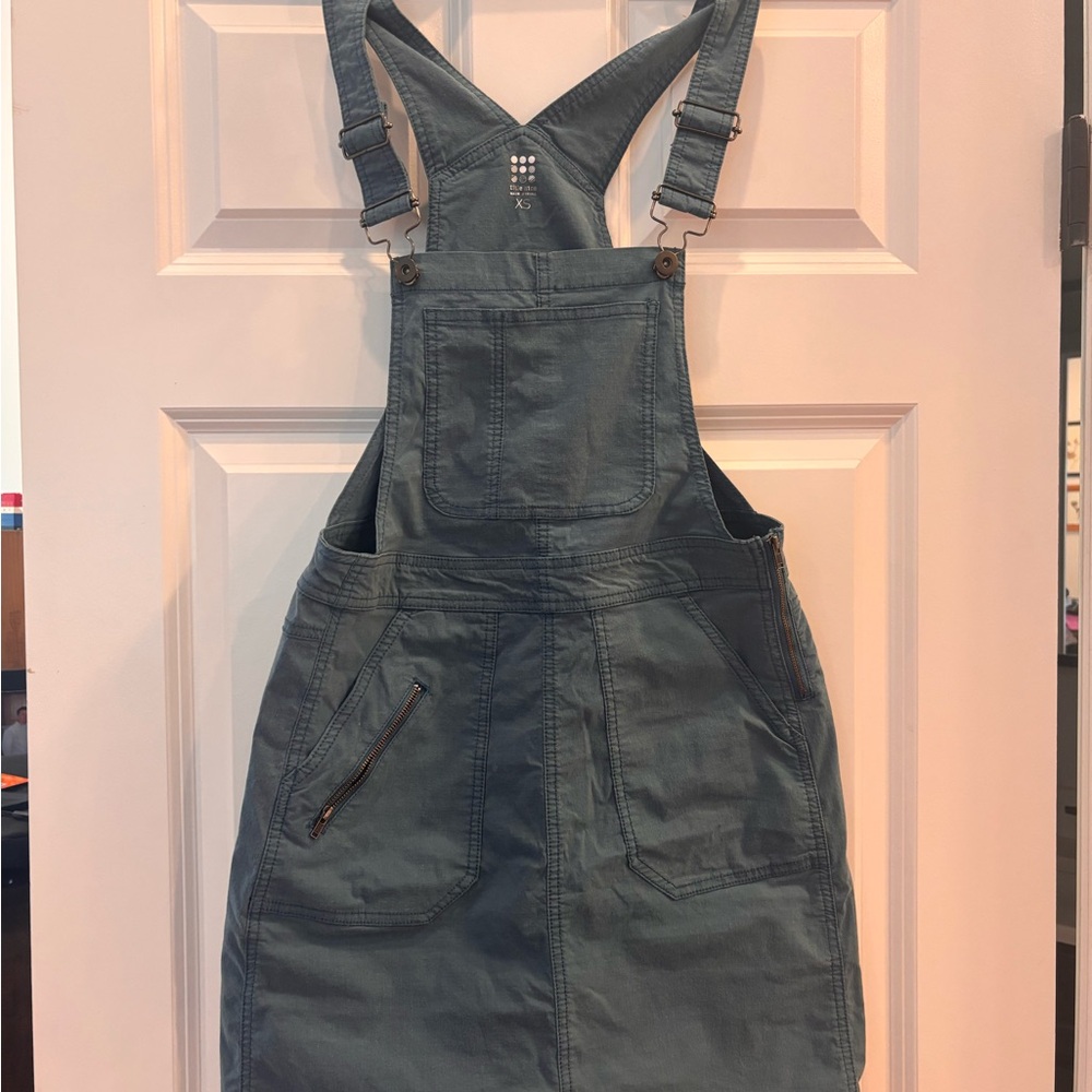 Title Nine Teal Blue Ripstop Jumper Dress